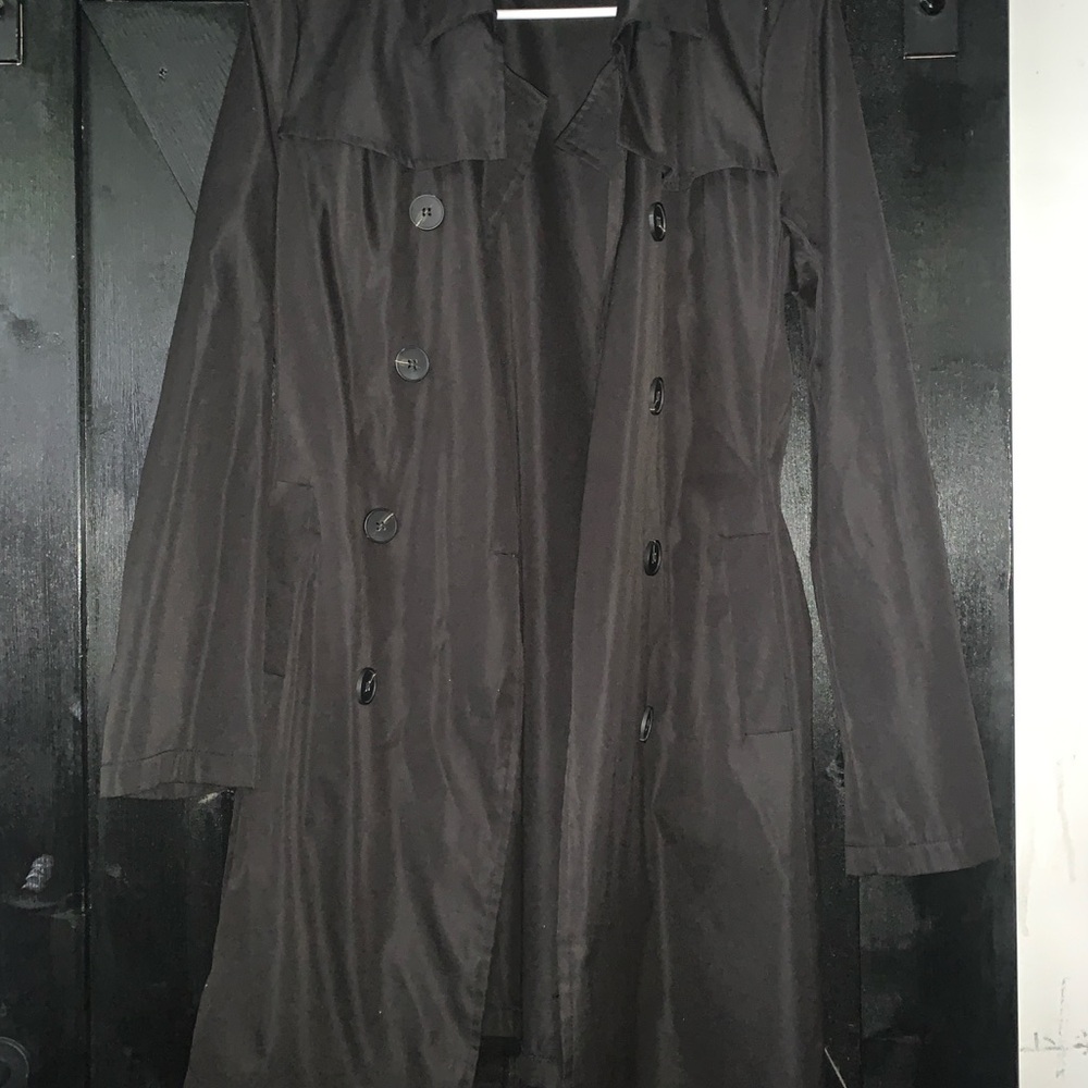 Classic Black Trench Coat